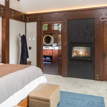 Custom Hillside Home Master Bedroom & Master Suite
