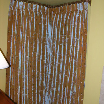 Custom-made drapery panels