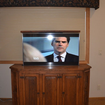 Custom Pop Up TV Cabinet