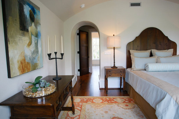 Mediterranean Bedroom by Margaret Donaldson Interiors