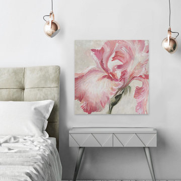 "Dancing Bloom Spotlight" Painting Print on Wrapped Canvas