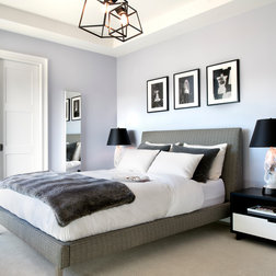 Transitional Bedroom by ae design