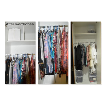 Declutter and Organising Wardrobe and Bedroom