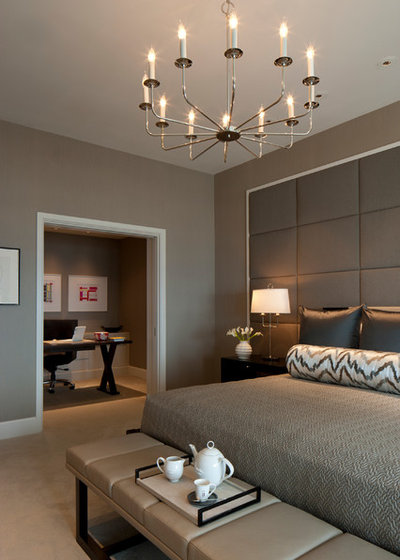 Contemporary Bedroom by Michael Abrams Interiors