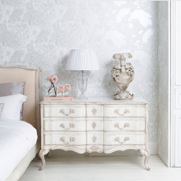 Delphine Distressed Painted Chest of Drawers