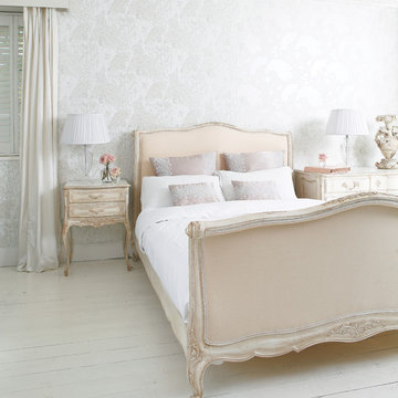 Delphine French Upholstered Bed