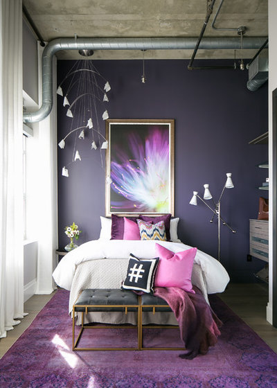 Industrial Bedroom by Robeson Design