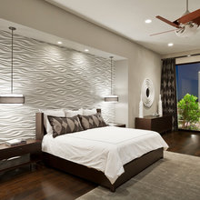 bedroom feature wall