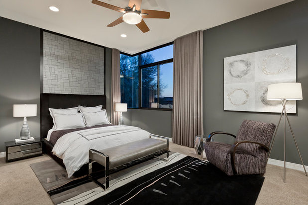 Contemporary Bedroom by Chris Jovanelly Interior Design