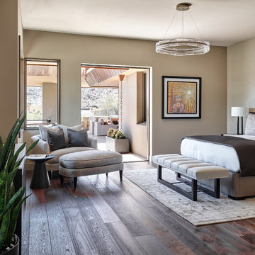 Desert Prairie / Master Bedroom + Patio