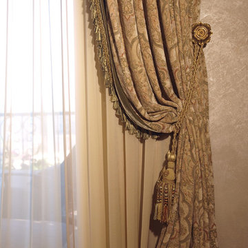 Detail of Master Bedroom drapery
