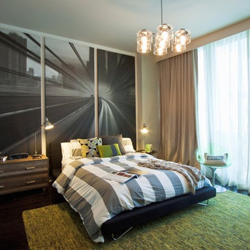 DKOR Interiors - Interior design at the Bath Club in Miami Beach, FL