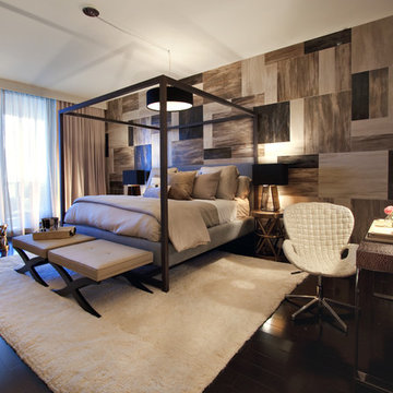 DKOR Interiors - Interior design at the Bath Club in Miami Beach, FL