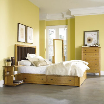 Dominion Canaan Bed in Natural Cherry