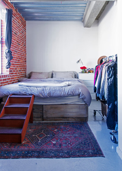 Industrial Bedroom by Carolyn Reyes