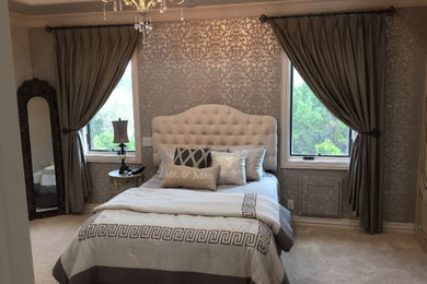 オースティンにあるトラディショナルスタイルのおしゃれな寝室