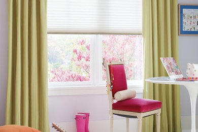 Drapes with top treatments