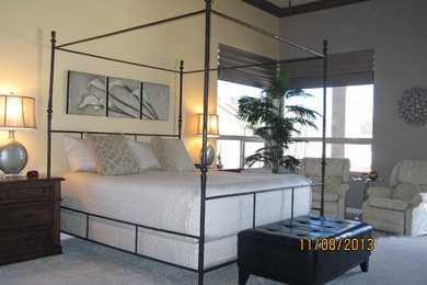 フェニックスにあるトラディショナルスタイルのおしゃれな寝室のレイアウト