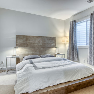 East Hampton House- bedroom in finished basement