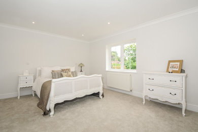 Photo of a medium sized contemporary bedroom in Berkshire.