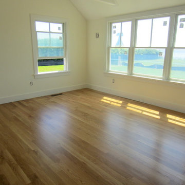 EAST MORICHES: 3 1/4" WHITE OAK SUPPLIED INSTALLED FINISHED NATURAL + OIL POLY