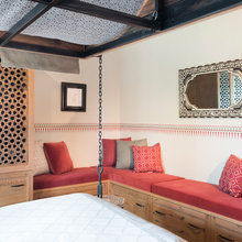 Loft Master Bedroom Bed+Shelves