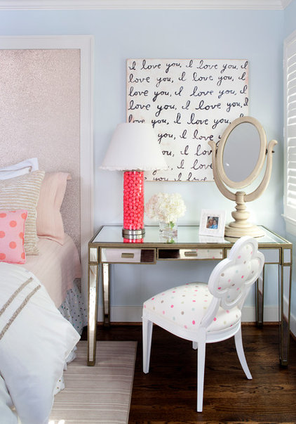 Eclectic Bedroom by Kristin Peake Interiors, LLC