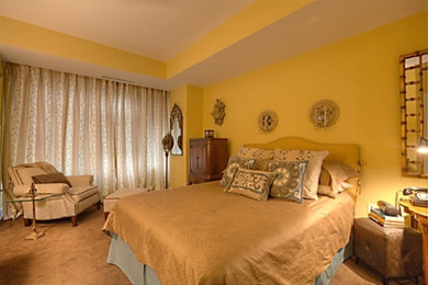 ワシントンD.C.にあるトラディショナルスタイルのおしゃれな寝室のインテリア