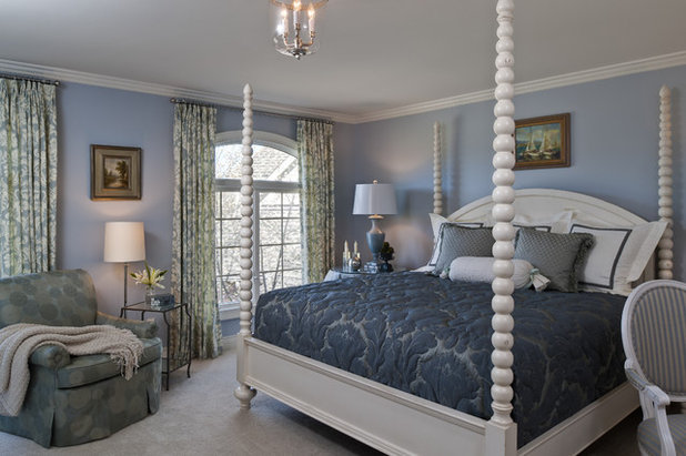 American Traditional Bedroom by Edward Postiff Interiors