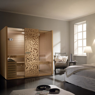 Bedroom - mediterranean bedroom idea in New York