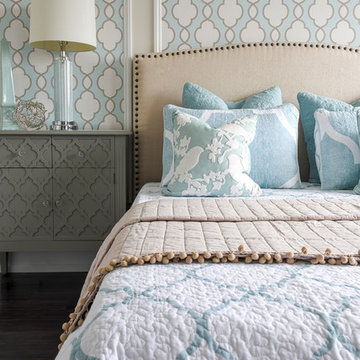 Elegant Bedroom With A Little Touch Of Teal