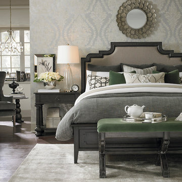 Emporium Upholstered Bed by Bassett Furniture