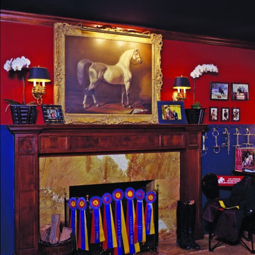 Equestrian bedroom