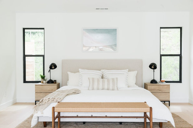 Beach Style Bedroom by Shelter Residential