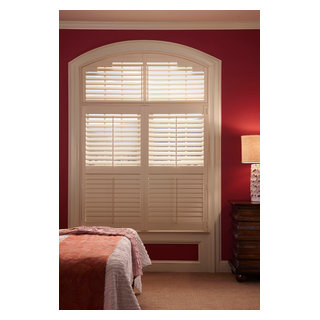 Eyebrow Arch Window Shutters - Traditional - Bedroom - Atlanta - by ...