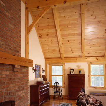 Farmhouse Master Bedroom- Post and Beam