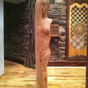 Female Wood Carving