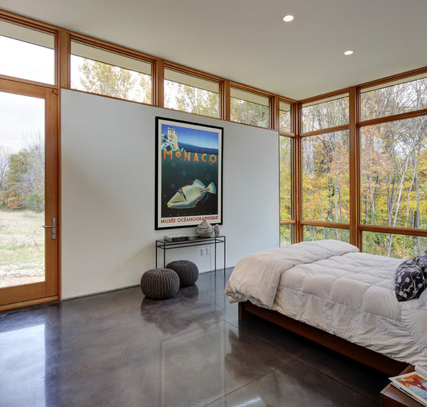 Contemporary Bedroom by Bruns Architecture