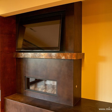 Fireplace surrounds- Volcanic Stainless Steel