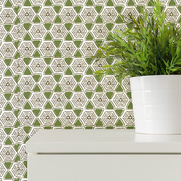 First Impression Hand-Block Printed Wallpaper Collection