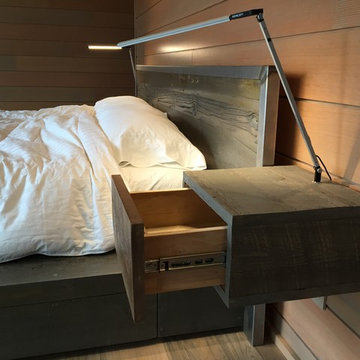 Floating nightstand with drawer