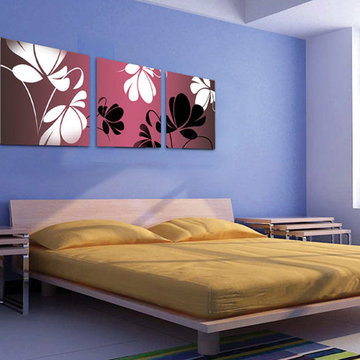 Flower graphics for canvas prints