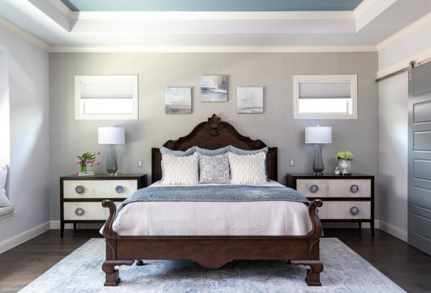 Transitional Bedroom by Gallagher Interiors