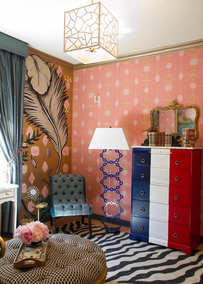 Eclectic Bedroom by Erika Bierman Photography