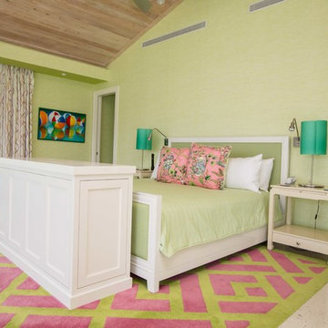 Fort Lauderdale Home - Tropical Master Bedroom