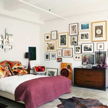Eclectic Bedroom frames