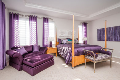 Fremont Purple Bedroom