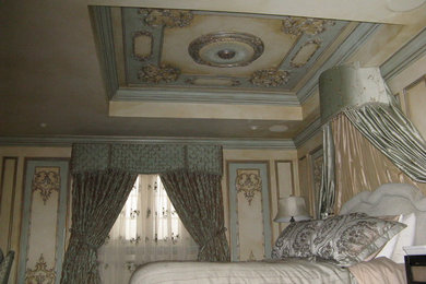 デンバーにあるトラディショナルスタイルのおしゃれな寝室のレイアウト