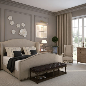 French Romance- Master Bedroom Design