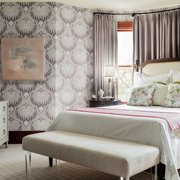 Fresh Victorian Master Bedroom - Newton, MA